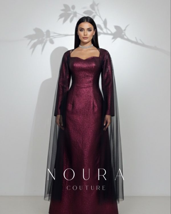 Crimson Aura Couture Gown