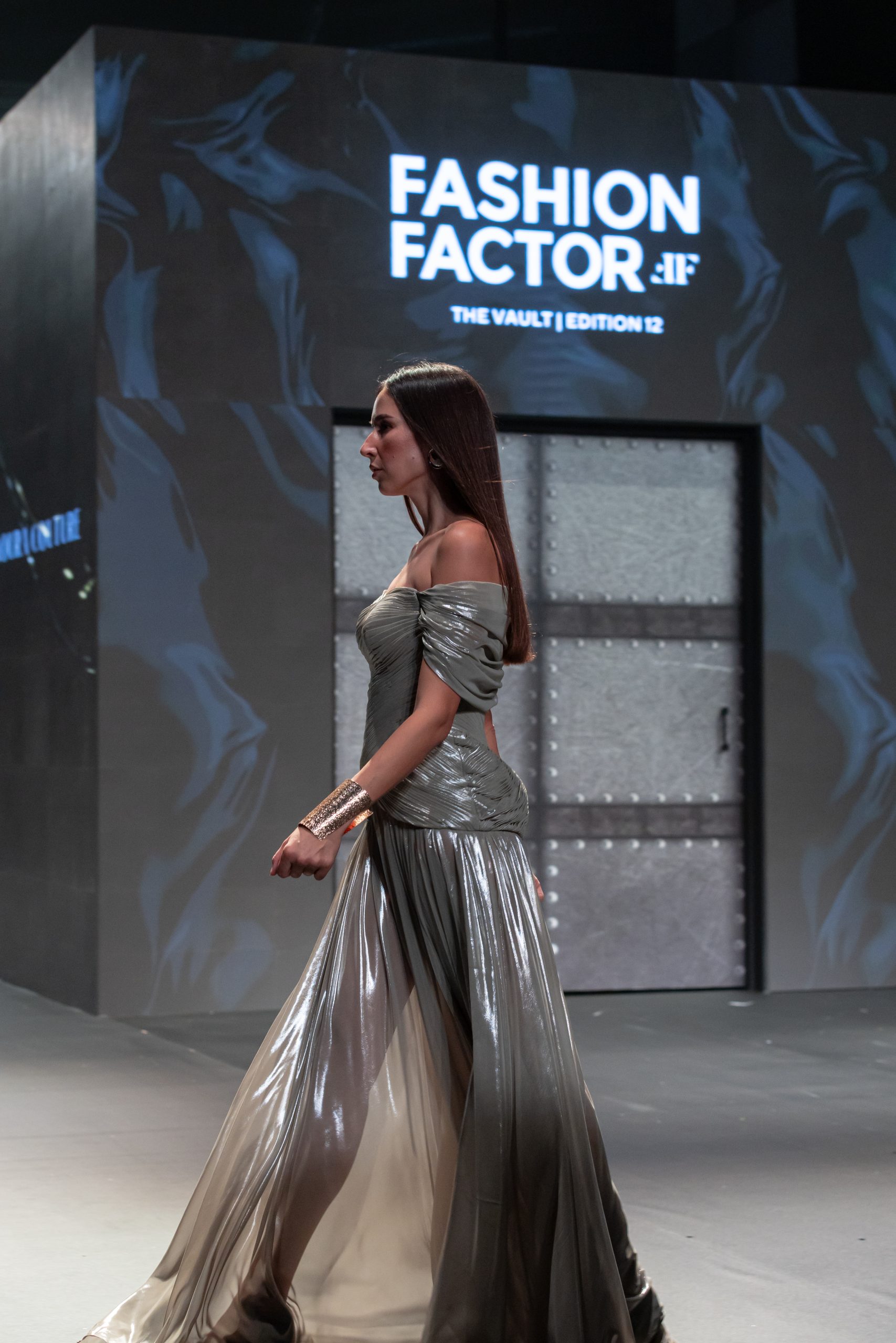 Mercury Sculpted Gown